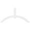 Ekena Millwork Archdale Architectural Grade PVC Gable Bracket, 84"W x 42"H x 2"D x 6"F, 12/12 Pitch GBP084X42X0206ARC00 - alternate 2
